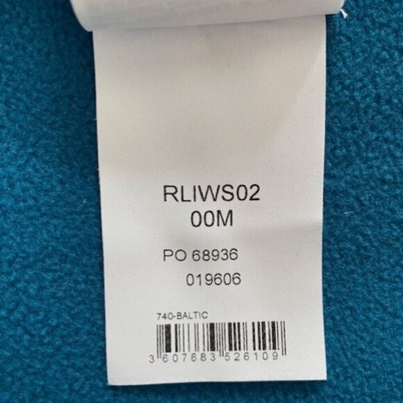 ROSSIGNOL Baltic Blue Full Zip Fleece Jacket Coat Medium - Picture 13 of 14